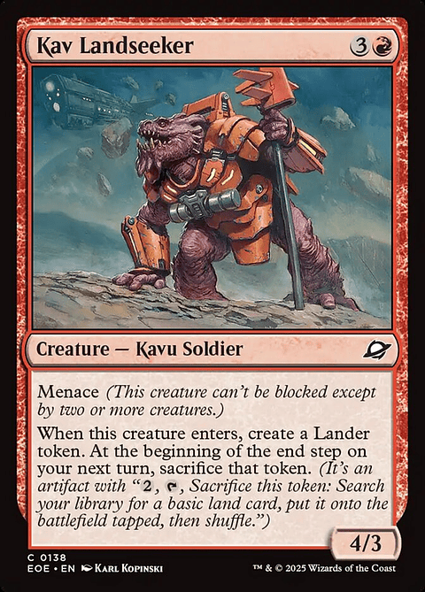 Kav Landseeker | Inglés | NM | EOE