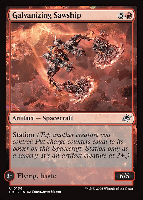 Galvanizing Sawship (foil) | Inglés | NM | EOE