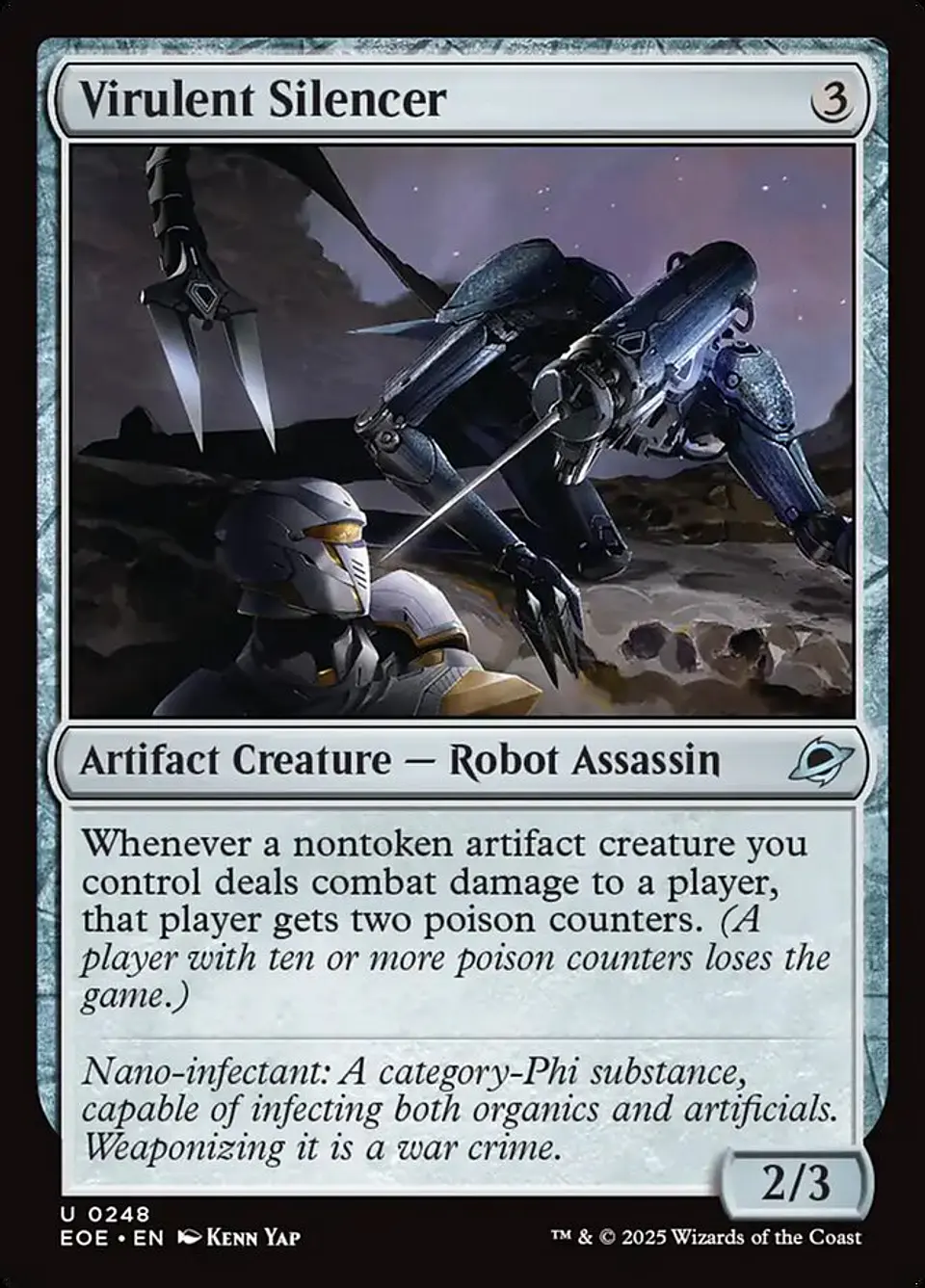 Virulent Silencer (foil) | Inglés | NM | EOE 1