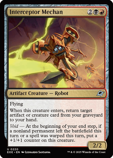 Interceptor Mechan | Inglés | NM | EOE