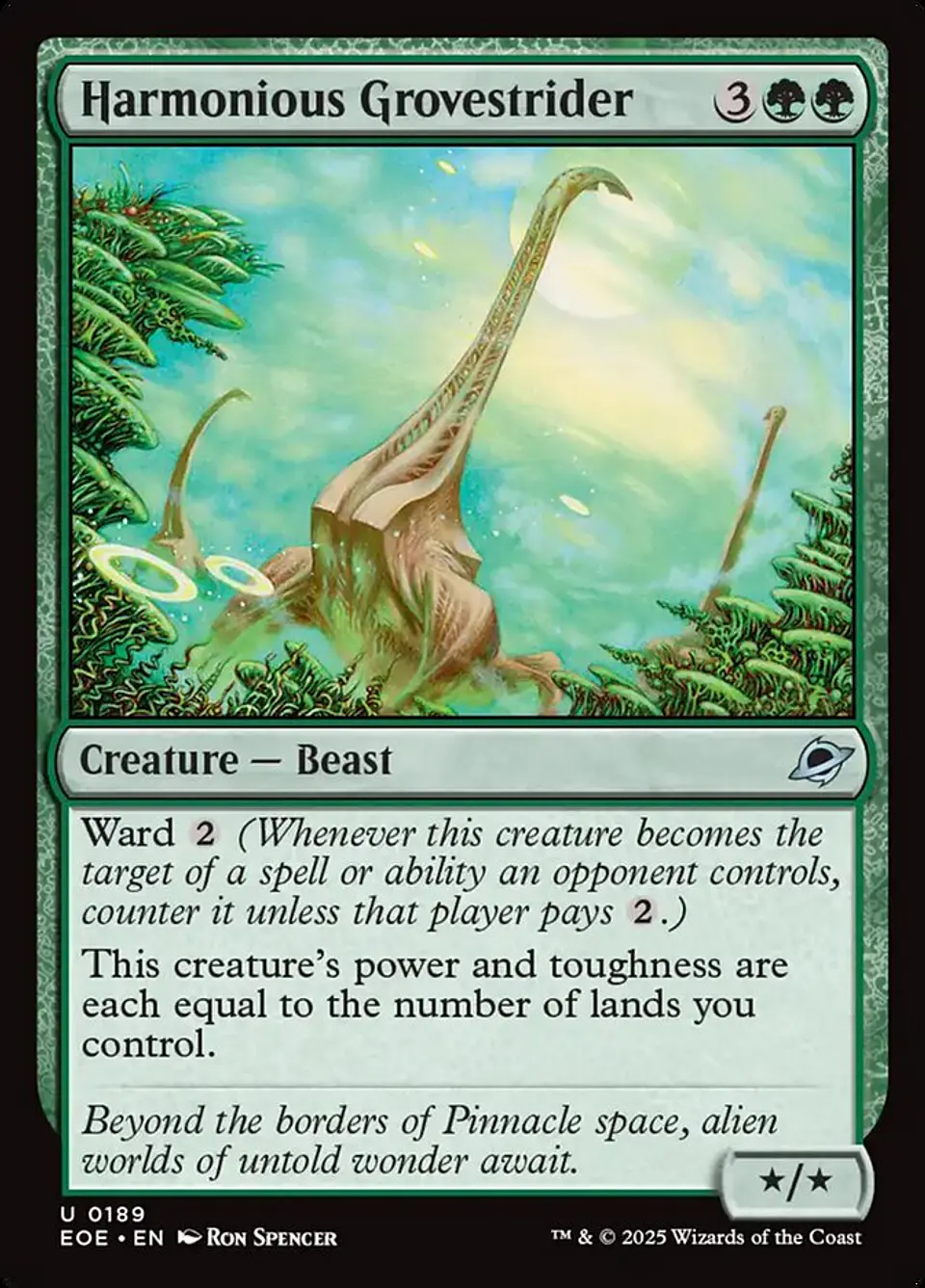Harmonious Grovestrider (foil) | Inglés | NM | EOE 1