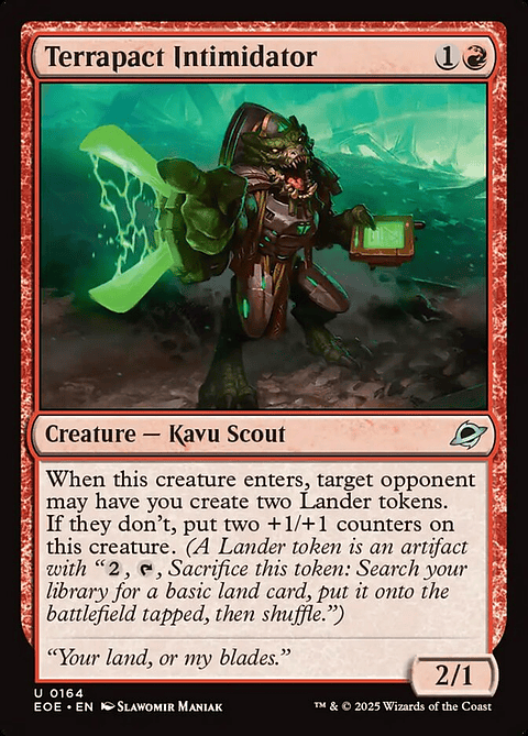 Terrapact Intimidator (foil) | Inglés | NM | EOE