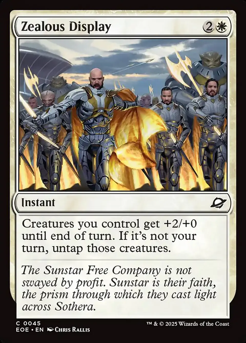 Zealous Display (foil) | Inglés | NM | EOE 1