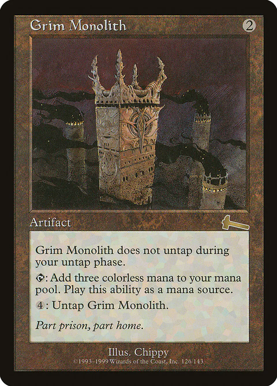 Grim Monolith (Retro Frame) | Inglés | EX | ULG 1
