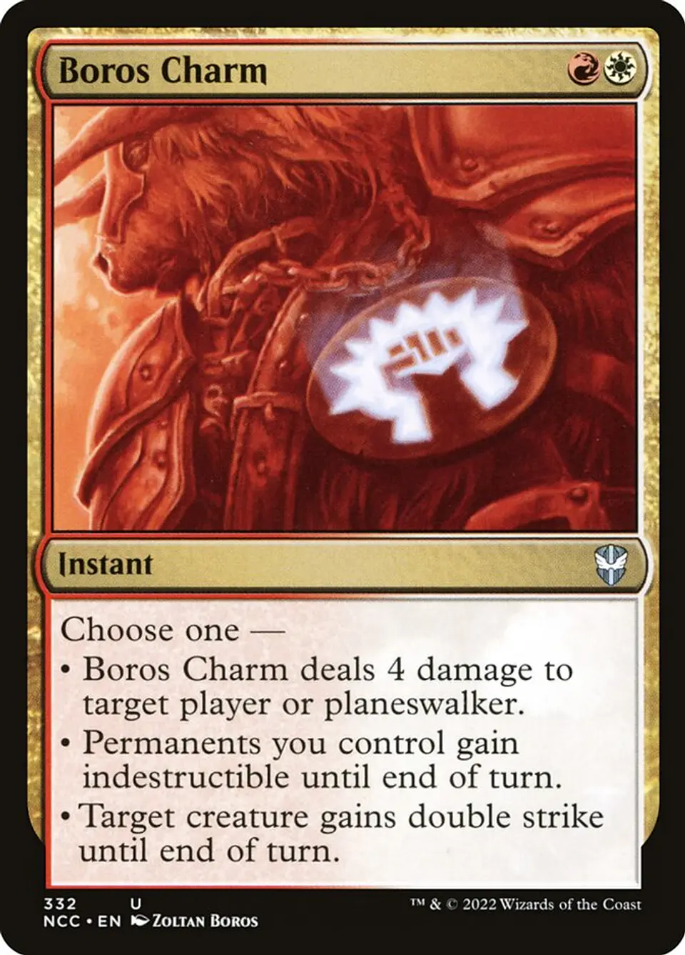 Boros Charm | Inglés | EX | NCC 1