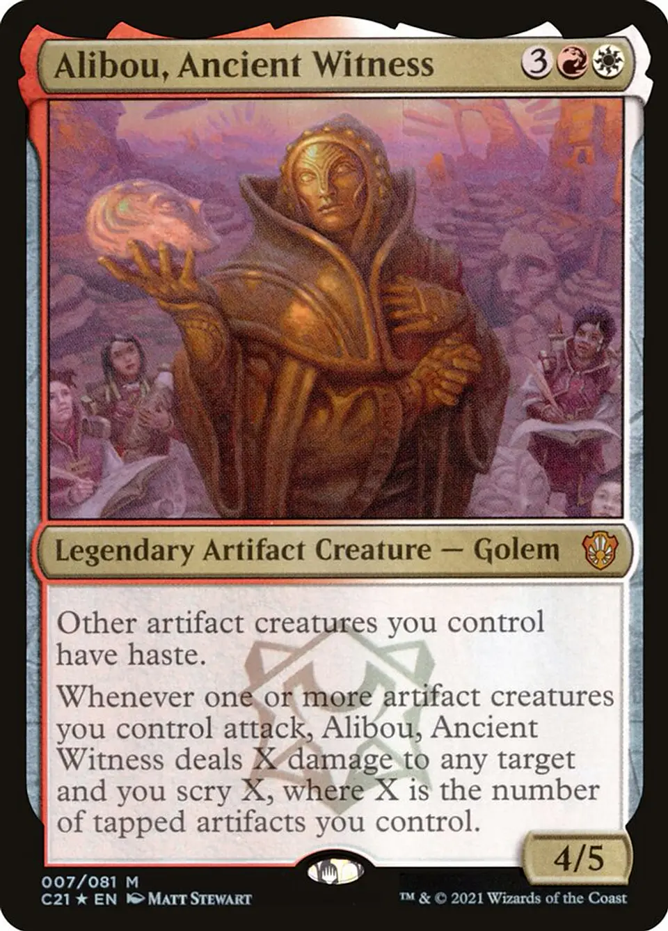 Alibou, Ancient Witness (foil) | Inglés | EX | C21 1