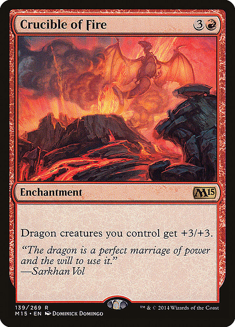 Crucible of Fire (foil) | Español | EX | M15