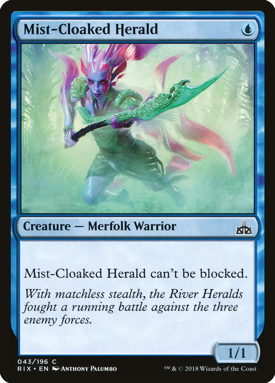 Mist-Cloaked Herald | Español | NM | RIX 1
