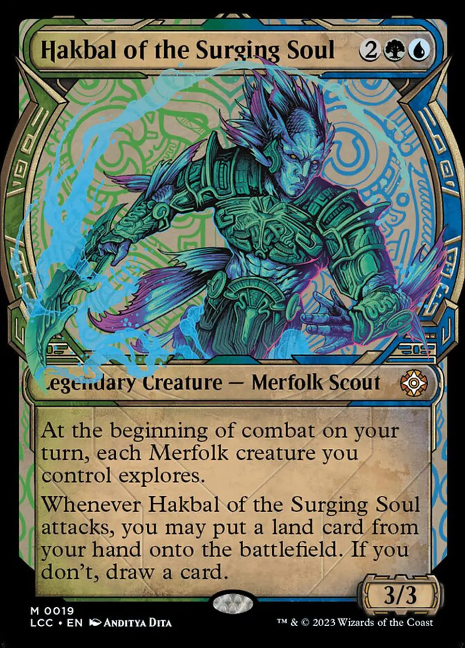 Hakbal of the Surging Soul (Showcase) | Inglés | NM | LCC 1