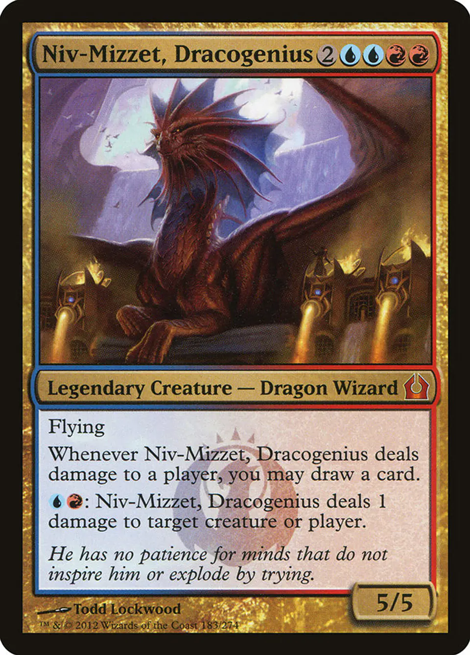 Niv-Mizzet, Dracogenius | Inglés | NM | RTR 1