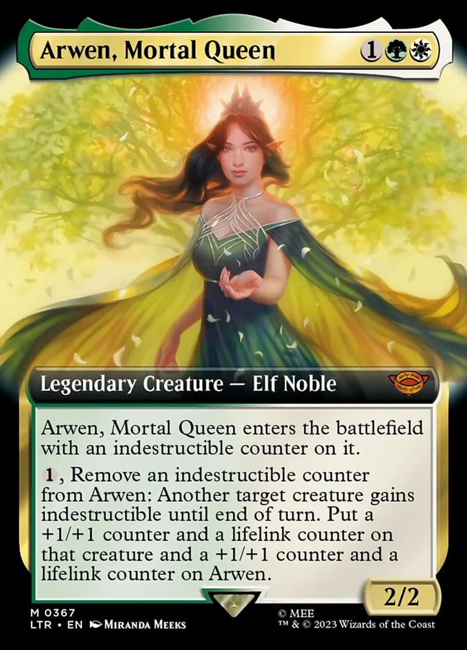 Arwen, Mortal Queen (Extended Art) | Inglés | EX | LTR 1