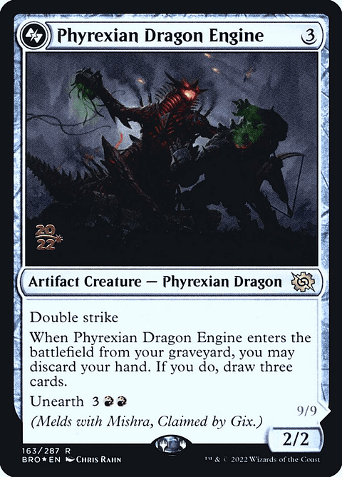 Phyrexian Dragon Engine (Launch foil) | Español | NM | PBRO