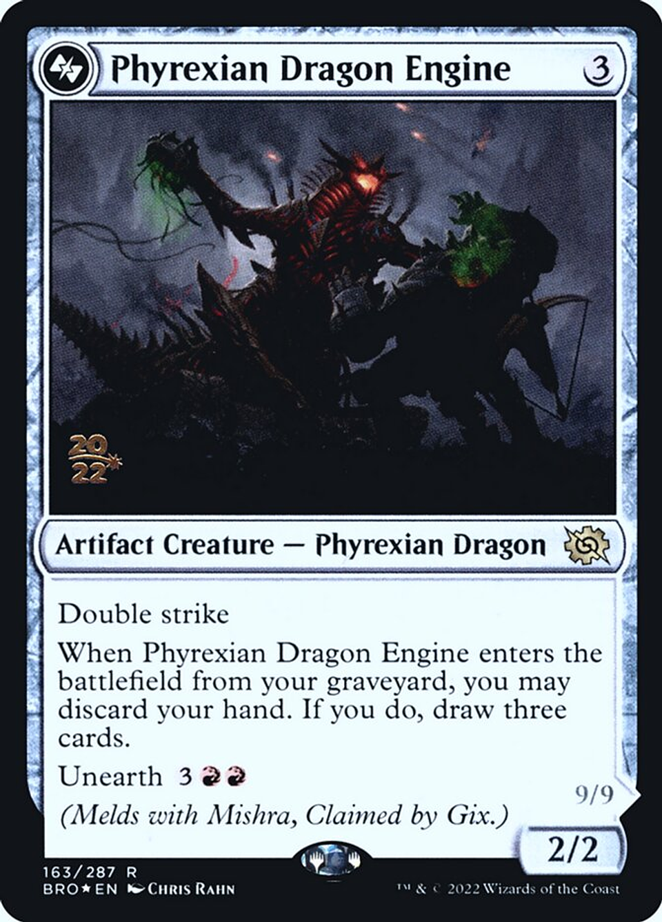 Phyrexian Dragon Engine (Launch foil) | Español | NM | PBRO 1