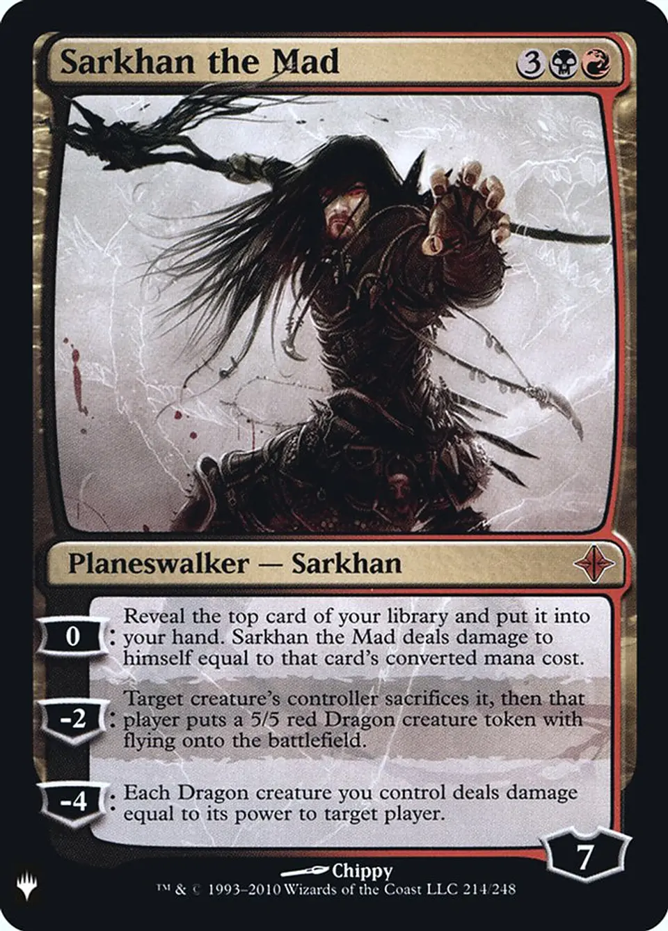 Sarkhan the Mad (foil) | Inglés | NM | PLST 1