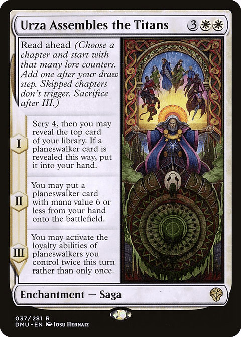 Urza Assembles the Titans | Español | NM | DMU
