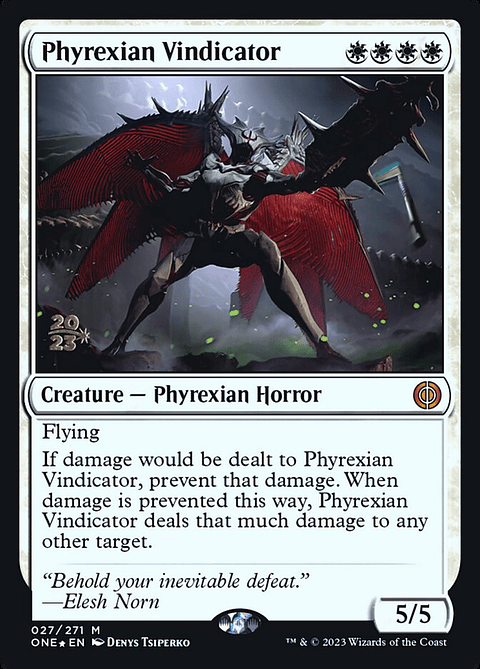 Phyrexian Vindicator (Launch foil) | Español | NM | PONE