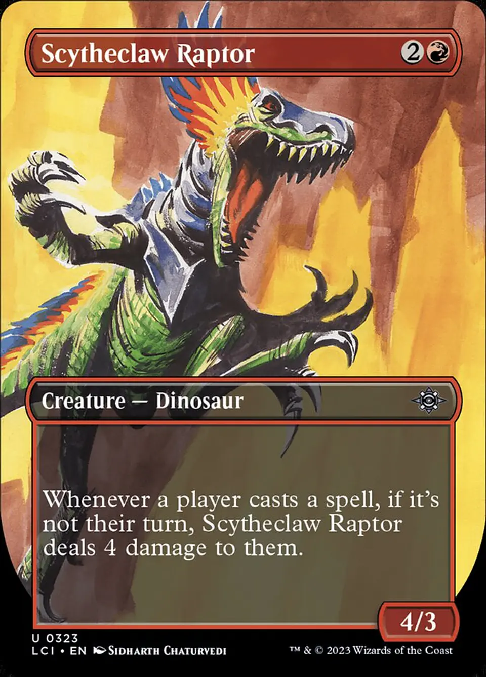 Scytheclaw Raptor (Borderless) | Inglés | NM | LCI 1