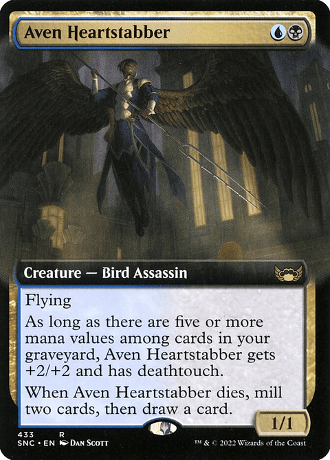 Aven Heartstabber (Extended Art foil) | Inglés | NM | SNC