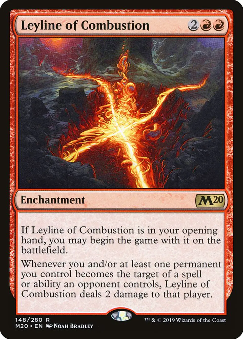 Leyline of Combustion | Español | NM | M20 1