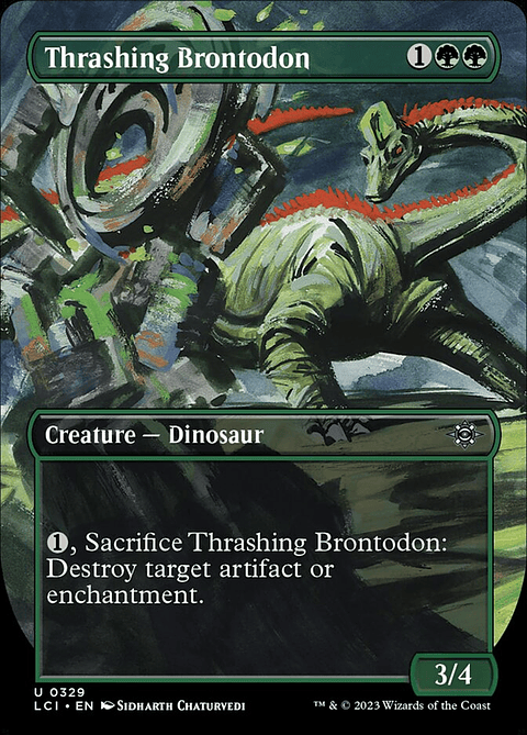 Thrashing Brontodon (Borderless) | Inglés | NM | LCI