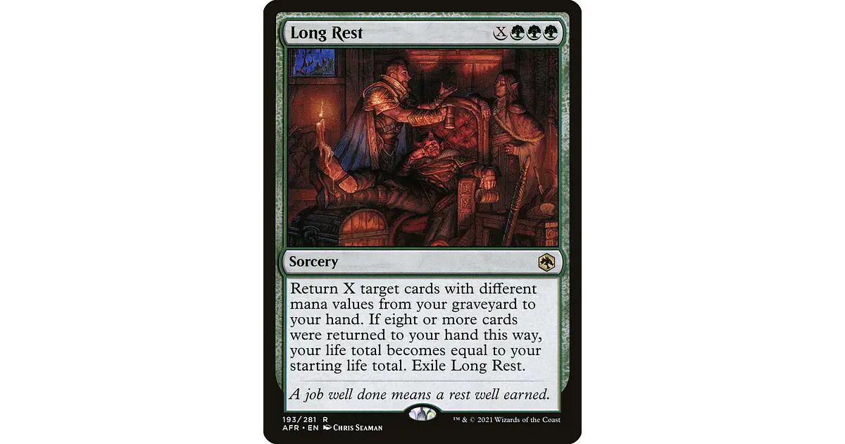 Long Rest | Inglés | EX | AFR