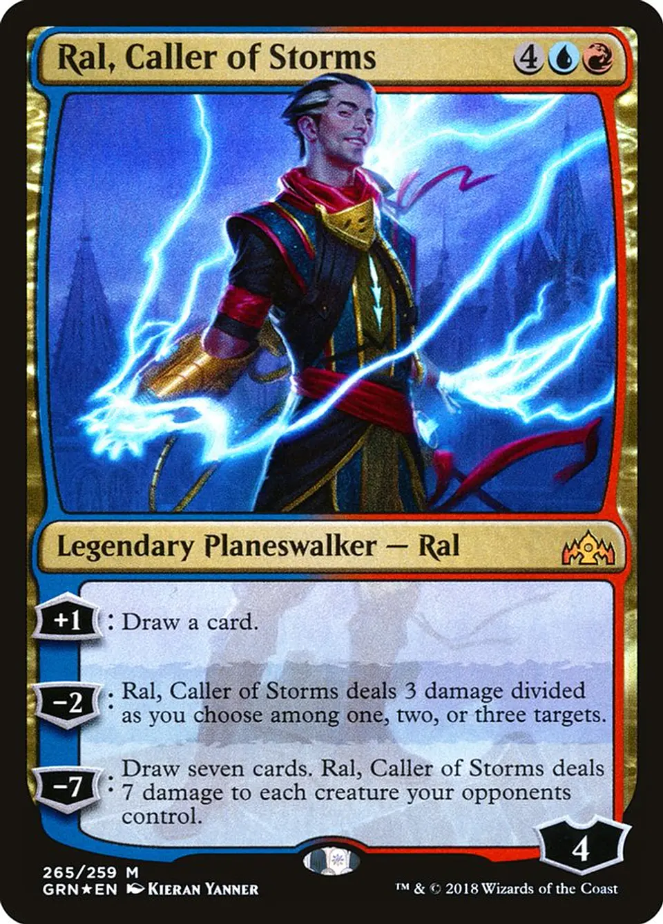 Ral, Caller of Storms (foil) | Inglés | NM | GRN 1