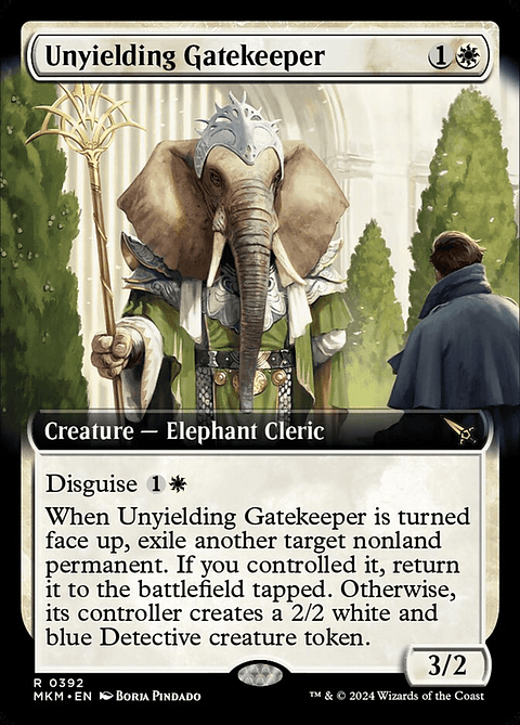 Unyielding Gatekeeper (Extended Art) | Inglés | NM | MKM