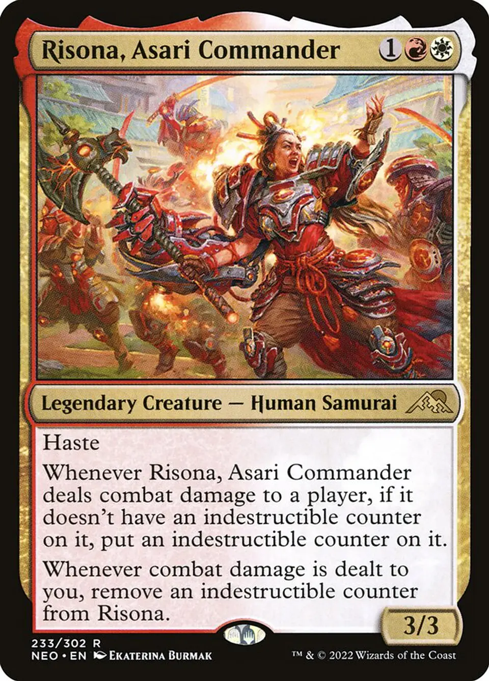 Risona, Asari Commander | Inglés | NM | NEO 1