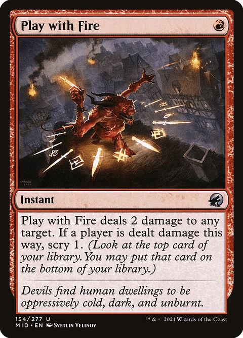 Play with Fire | Inglés | NM | MID