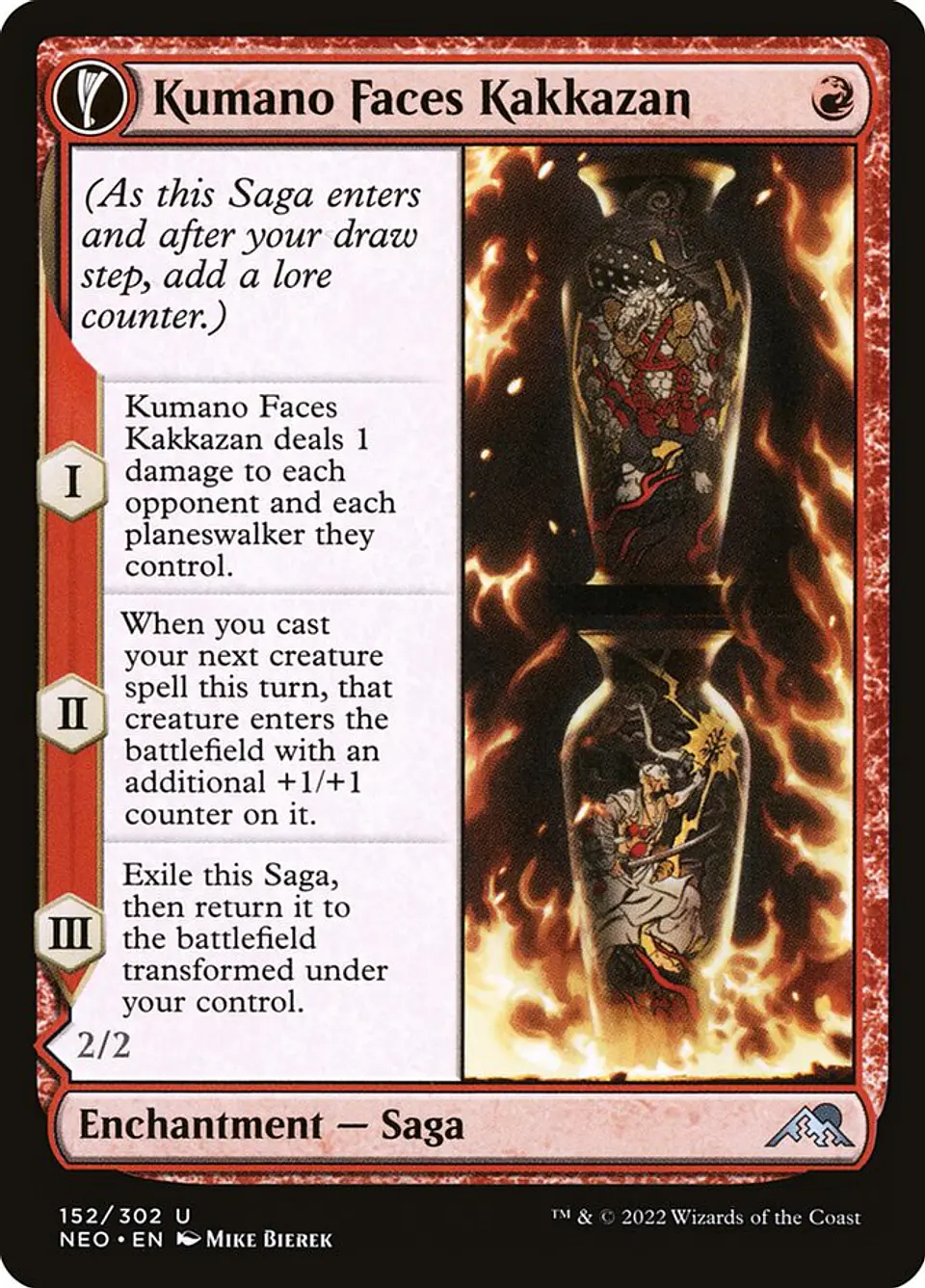 Kumano Faces Kakkazan // Etching of Kumano (foil) | Inglés | NM | NEO 1