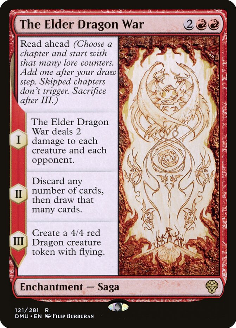 The Elder Dragon War | Inglés | NM | DMU 1