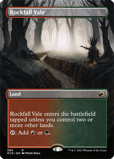 Rockfall Vale (Borderless) | Inglés | NM | MID