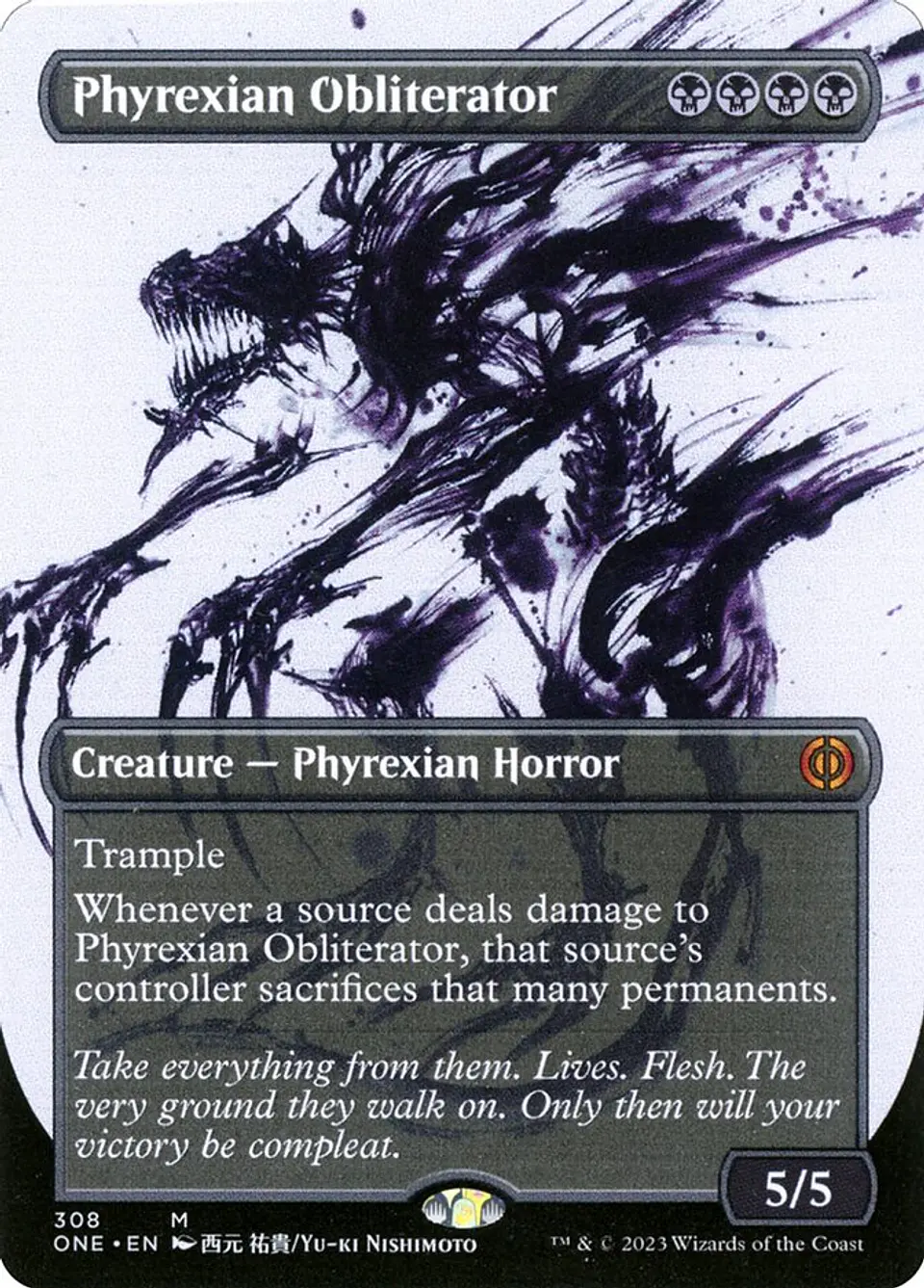 Phyrexian Obliterator (Showcase) | Inglés | NM | ONE 1