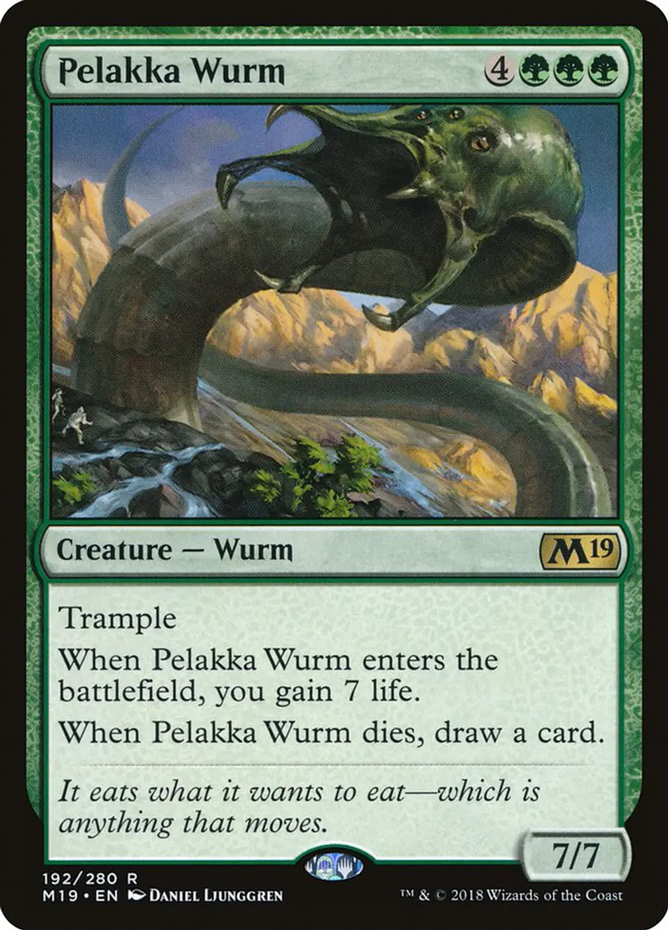 Pelakka Wurm | Inglés | NM | M19 1