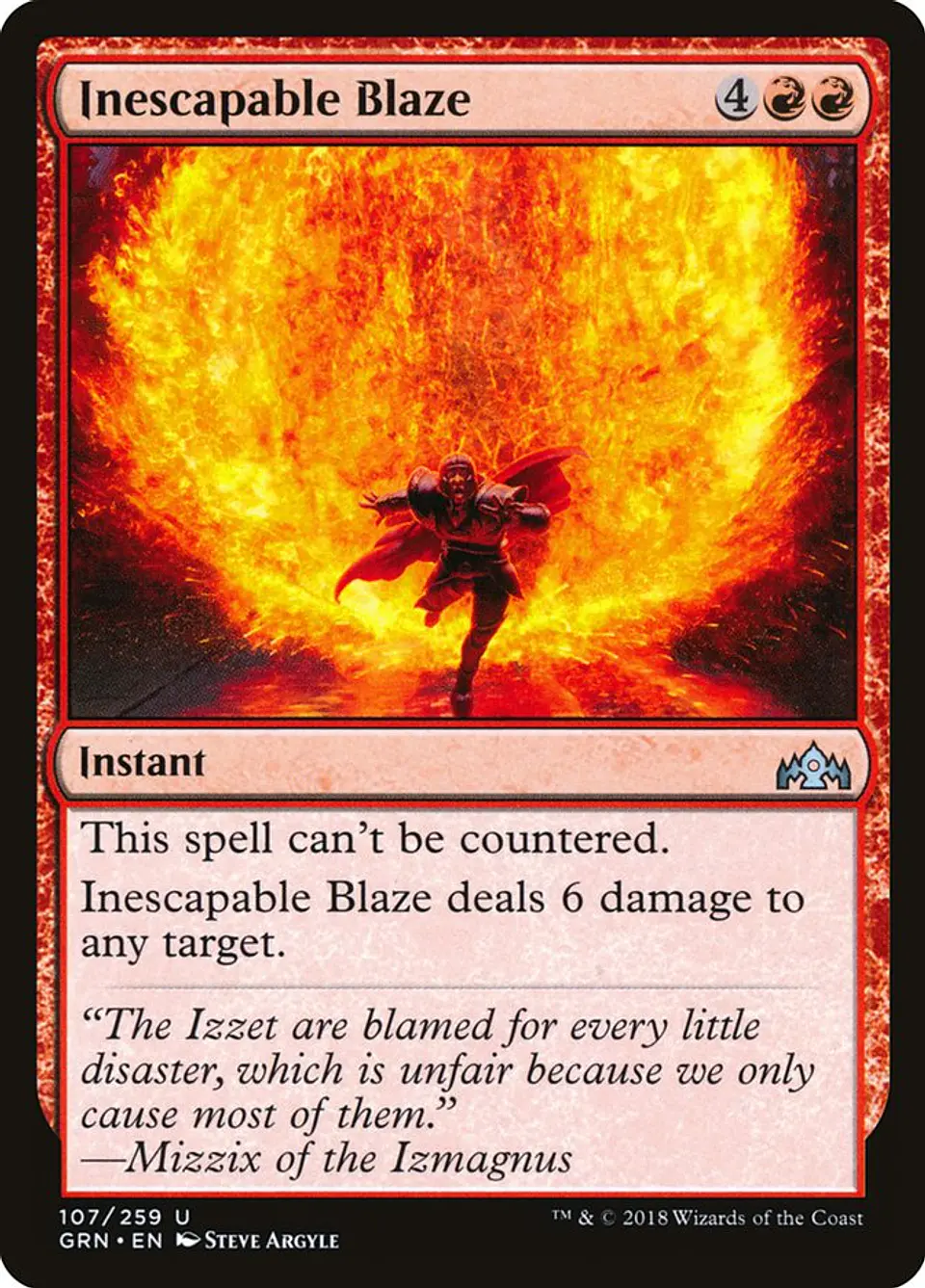 Inescapable Blaze | Inglés | EX | GRN 1