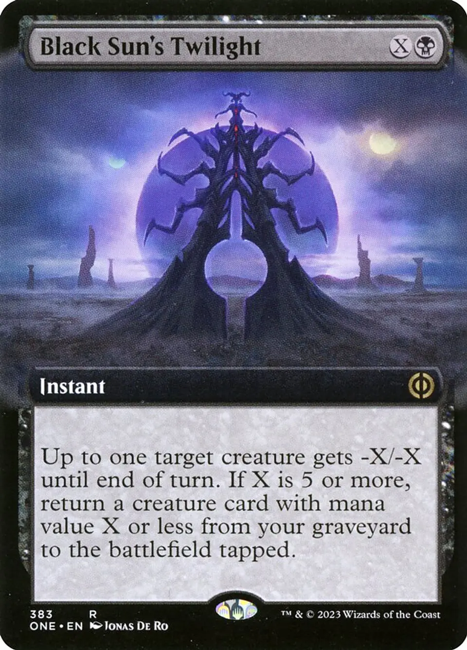 Black Sun's Twilight (Extended Art) | Inglés | NM | ONE 1