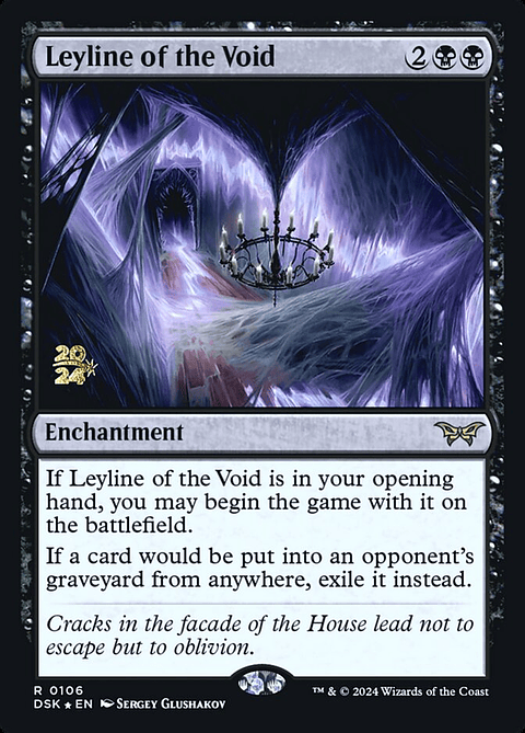 Leyline of the Void (Launch foil) | Inglés | NM | PDSK
