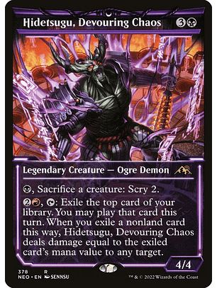 Hidetsugu, Devouring Chaos (Showcase) | Inglés | NM | NEO