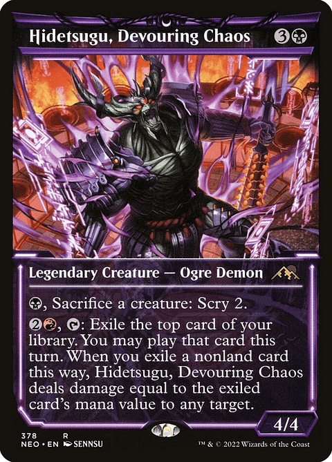 Hidetsugu, Devouring Chaos (Showcase) | Inglés | NM | NEO