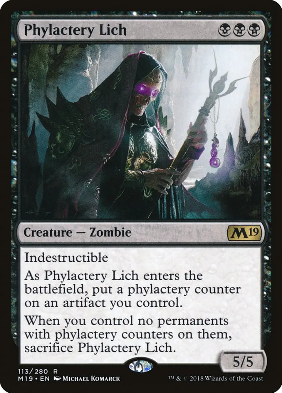 Phylactery Lich | Inglés | NM | M19 1