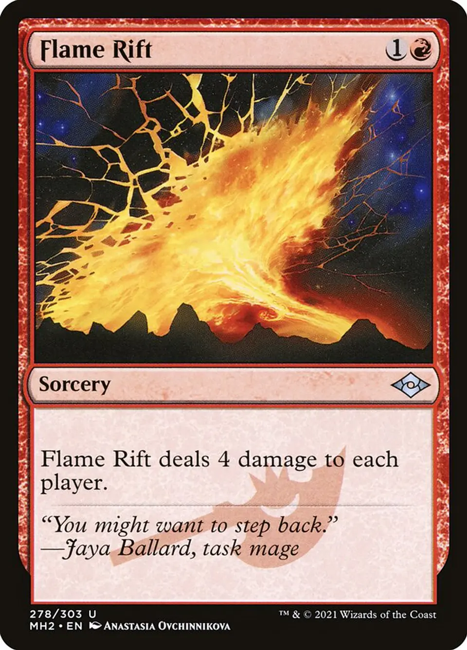 Flame Rift (foil) | Inglés | NM | MH2 1