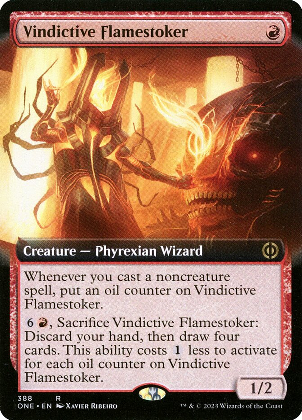 Vindictive Flamestoker (Extended Art) | Inglés | EX | ONE 1