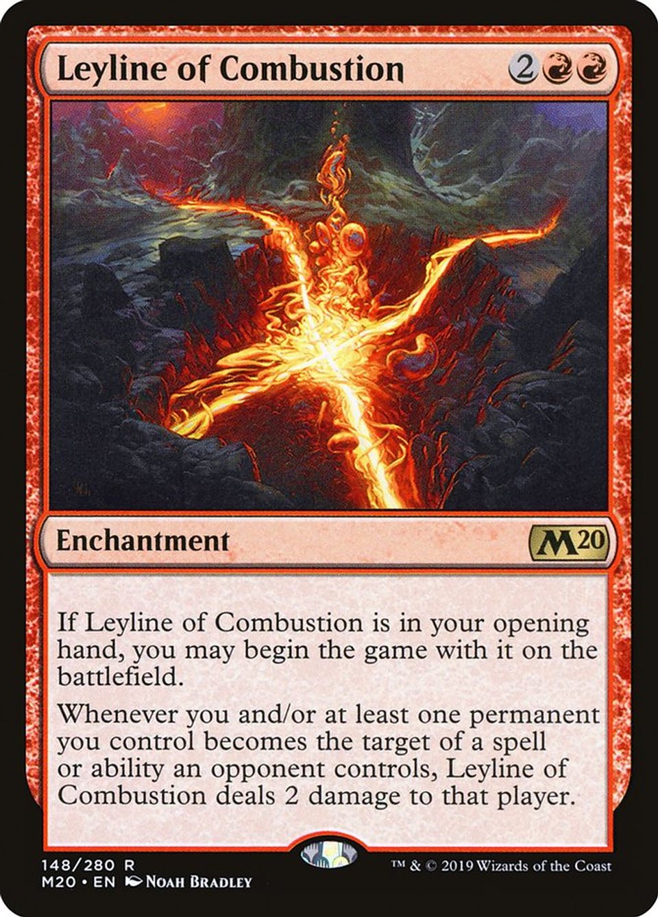 Leyline of Combustion | Inglés | EX | M20 1