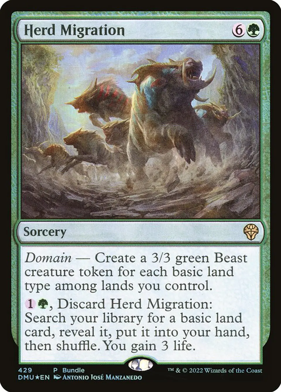 Herd Migration (foil) | Inglés | NM | DMU 1