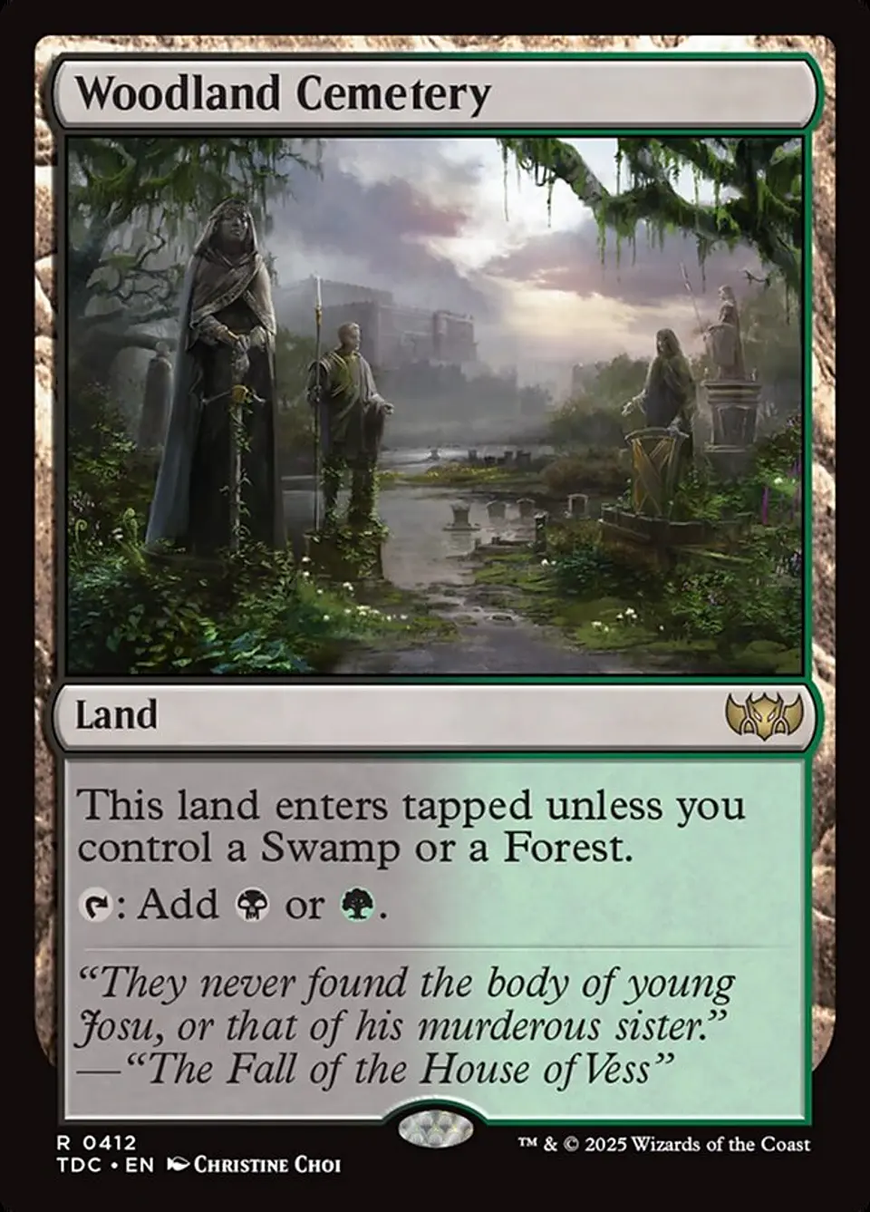 Woodland Cemetery | Inglés | NM | TDC 1