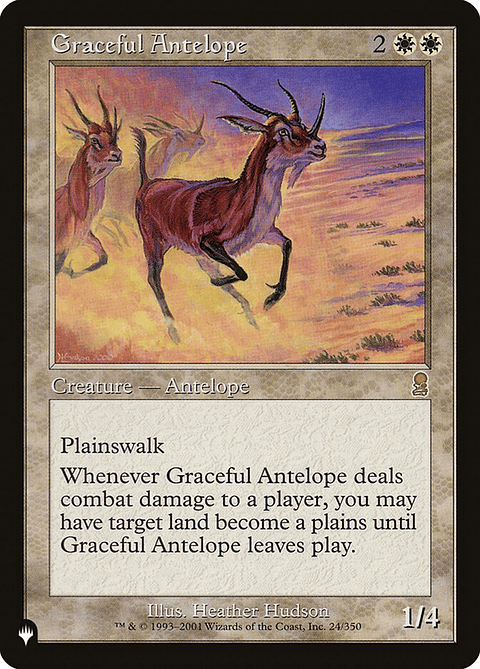Graceful Antelope (Retro Frame) | Inglés | NM | PLST