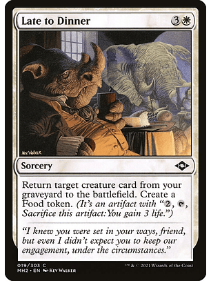 Late to Dinner (foil) | Inglés | NM | MH2