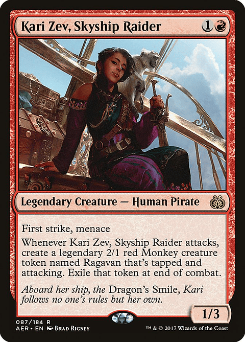 Kari Zev, Skyship Raider | Inglés | EX | AER