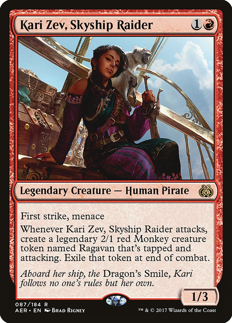 Kari Zev, Skyship Raider | Inglés | EX | AER 1