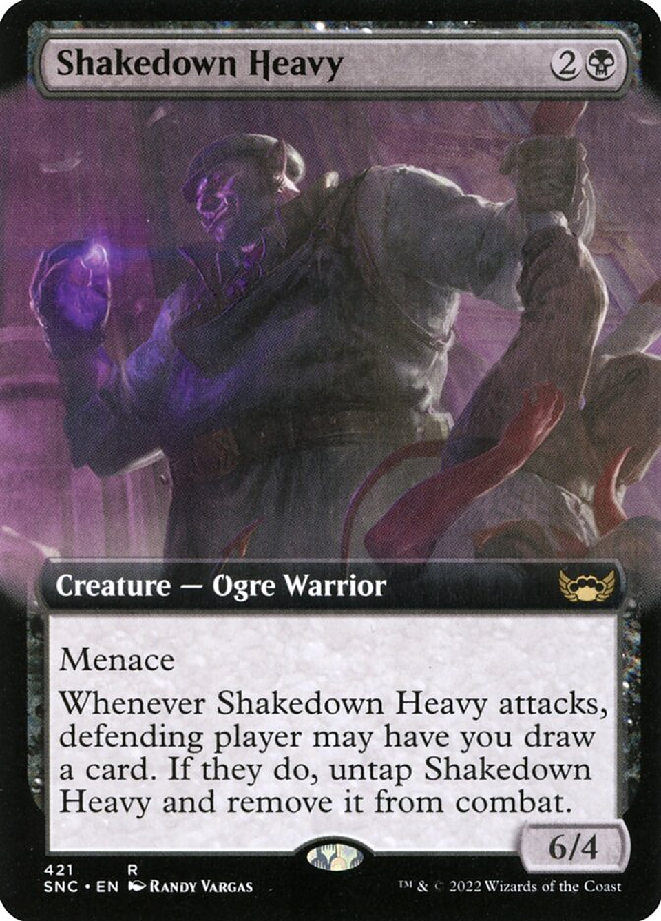 Shakedown Heavy (Extended Art foil) | Inglés | NM | SNC 1